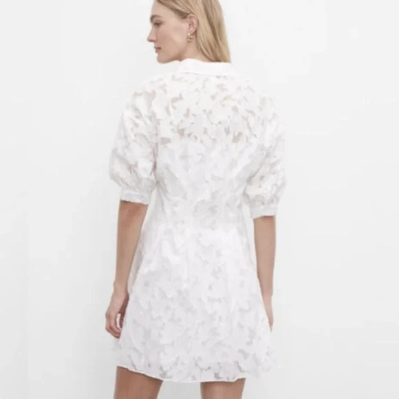 EUC Club Monaco Size 8 sculptural patterned dress - Picture 5 of 6